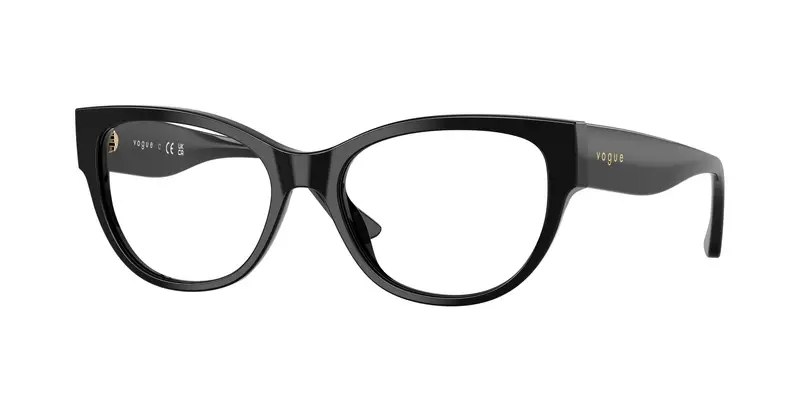 Donna VO5604 W44 Montature da vista Acetato Nero Trasparente Cat Eye Normale