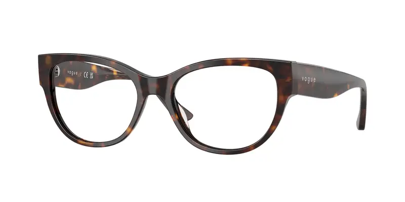VOGUE EYEWEAR Donna VO5604  W656 Montature da vista Acetato Marrone Trasparente Cat Eye Normale