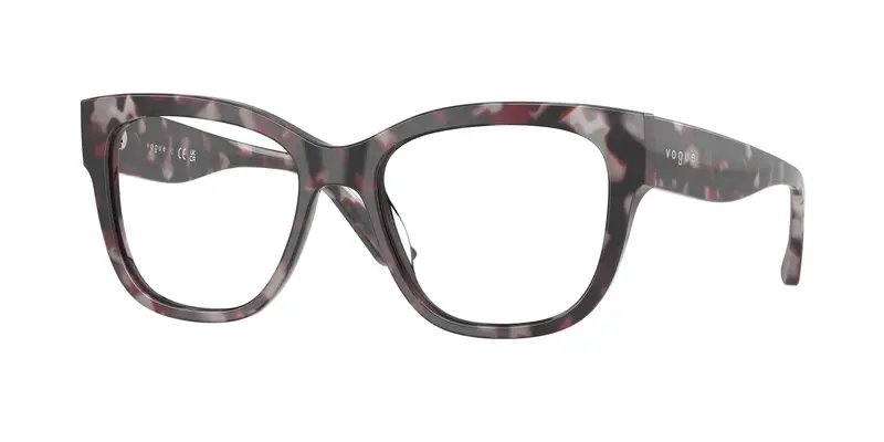 VOGUE EYEWEAR Donna VO5605 3149 Montature da vista Acetato Grigio Trasparente Squadrata Normale