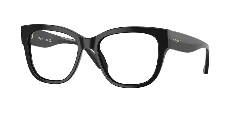 Donna VO5605 W44 Montature da vista Acetato Nero Trasparente Squadrata Normale
