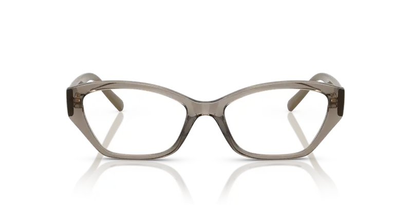 VOGUE EYEWEAR Donna VO5608 3156 Montature da vista Nylon Marrone Trasparente Cat Eye Normale miniatura 2