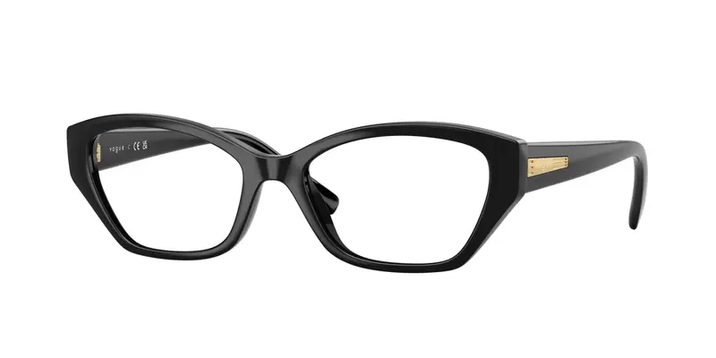 VOGUE EYEWEAR Donna VO5608  W44 Montature da vista Nylon Nero Trasparente Cat Eye Normale