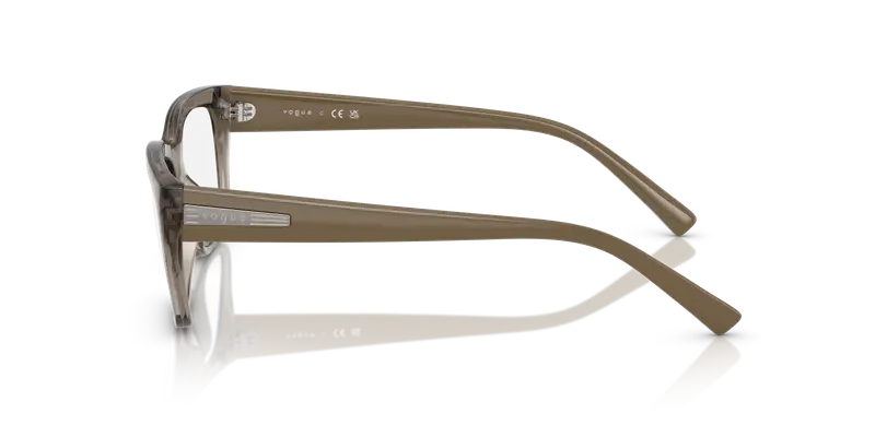 VOGUE EYEWEAR Donna VO5609 3156 Montature da vista Nylon Marrone Trasparente Pillow Normale miniatura 3