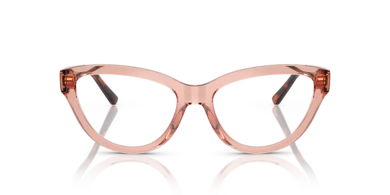 VOGUE EYEWEAR Donna VO5610B 2864 Montature da vista Nylon Rosa Trasparente Cat Eye Normale miniatura 2