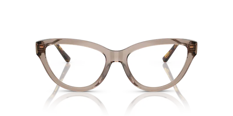 VOGUE EYEWEAR Donna VO5610B 2940 Montature da vista Nylon Marrone Trasparente Cat Eye Normale miniatura 2