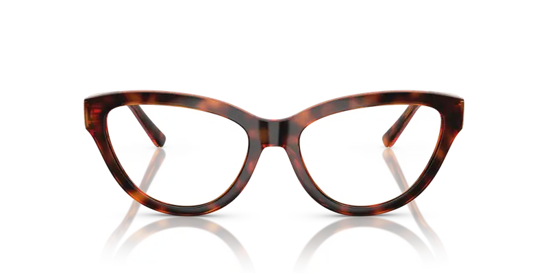 VOGUE EYEWEAR Donna VO5610B W656 Montature da vista Nylon Marrone Trasparente Cat Eye Normale miniatura 2