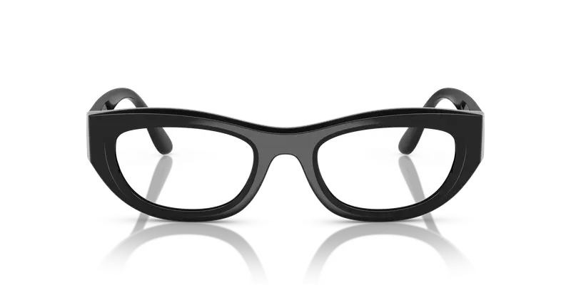 VOGUE EYEWEAR Donna VO5615 W44 Montature da vista Nylon Nero Trasparente Cat Eye Normale miniatura 2