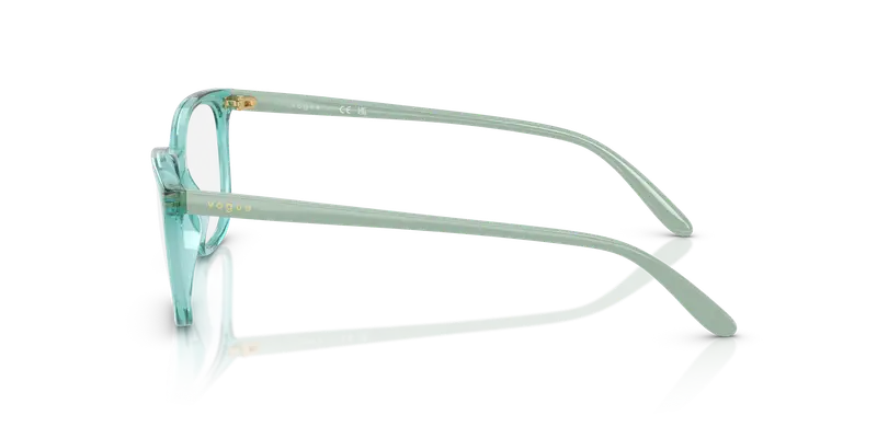 VOGUE EYEWEAR Donna VO5621 3192 Montature da vista Nylon Blu Trasparente Pillow Normale miniatura 3