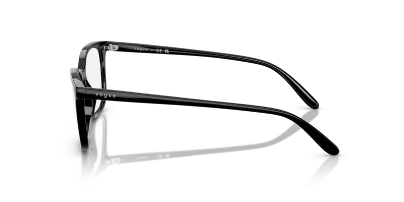 VOGUE EYEWEAR Donna VO5621 W44 Montature da vista Nylon Nero Trasparente Pillow Normale miniatura 3