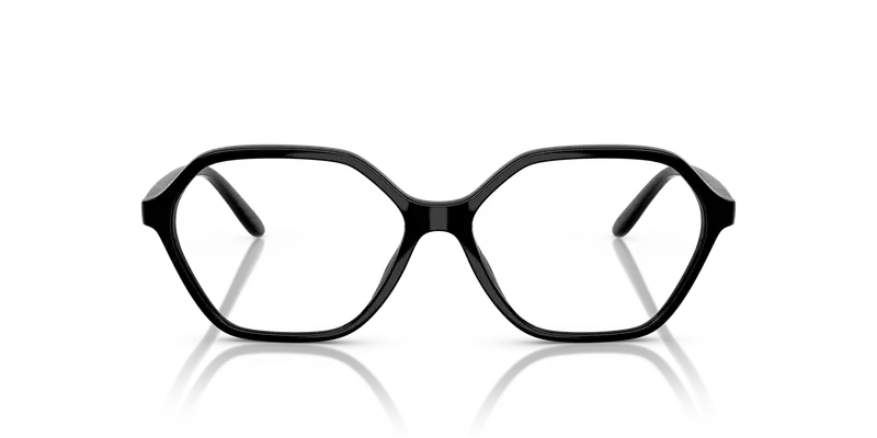 VOGUE EYEWEAR Donna VO5622 W44 Montature da vista Nylon Nero Trasparente Geometrica Normale miniatura 2