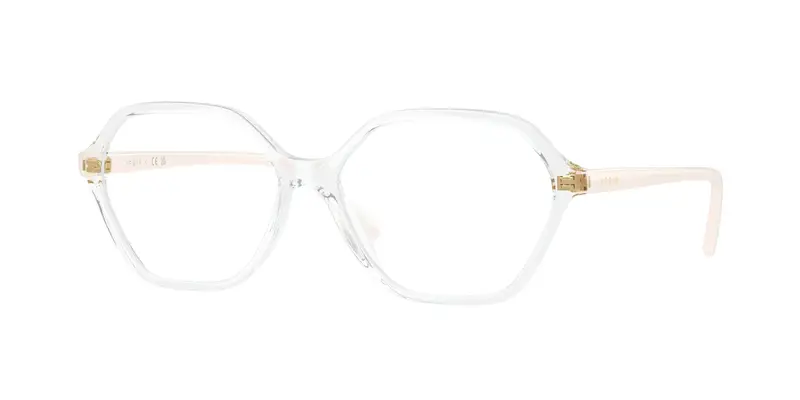 VOGUE EYEWEAR Donna VO5622  W745 Montature da vista Nylon Trasparente Trasparente Geometrica Normale