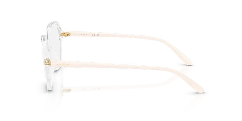 VOGUE EYEWEAR Donna VO5622 W745 Montature da vista Nylon Trasparente Trasparente Geometrica Normale miniatura 3