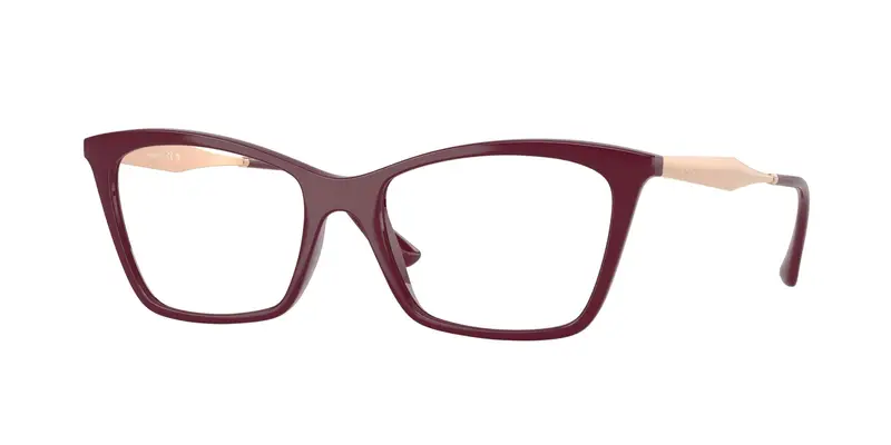 VOGUE EYEWEAR Donna VO5624  2875 Montature da vista Nylon Rosso Trasparente Farfalla Normale