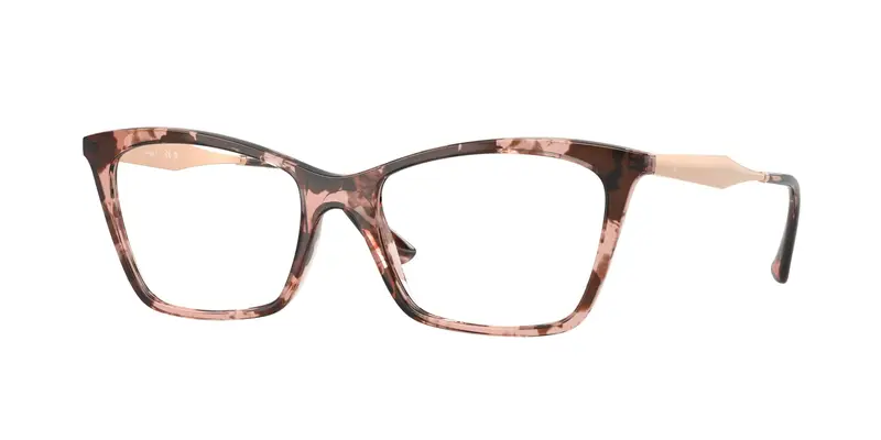 VOGUE EYEWEAR Donna VO5624  3199 Montature da vista Nylon Rosa Trasparente Farfalla Normale