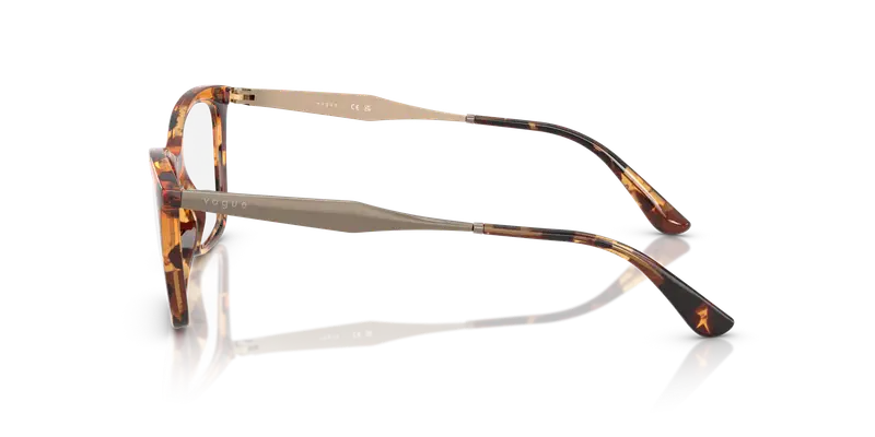 VOGUE EYEWEAR Donna VO5624 3200 Montature da vista Nylon Tartaruga Trasparente Farfalla Normale miniatura 3