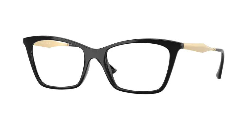 VOGUE EYEWEAR Donna VO5624  W44 Montature da vista Nylon Nero Trasparente Farfalla Normale