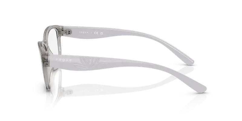 VOGUE EYEWEAR Donna VO5627 3184 Montature da vista Nylon Grigio Trasparente Farfalla Normale miniatura 3