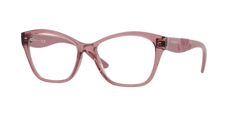 VOGUE EYEWEAR Donna VO5628  3198 Montature da vista Nylon Rosa Trasparente Geometrica Normale