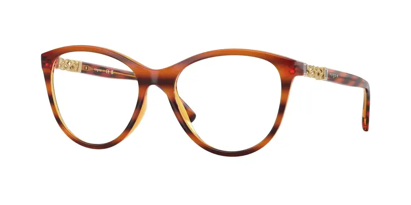 VOGUE EYEWEAR Donna VO5631B  1508 Montature da vista Nylon Marrone Trasparente Pantos Normale