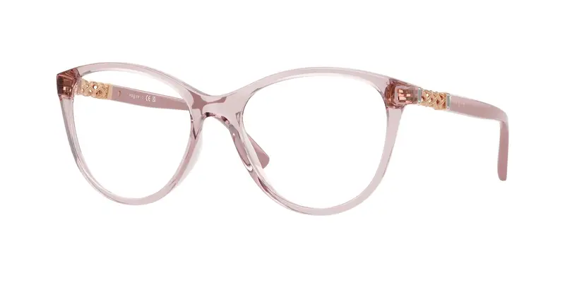 VOGUE EYEWEAR Donna VO5631B  2828 Montature da vista Nylon Rosa Trasparente Pantos Normale
