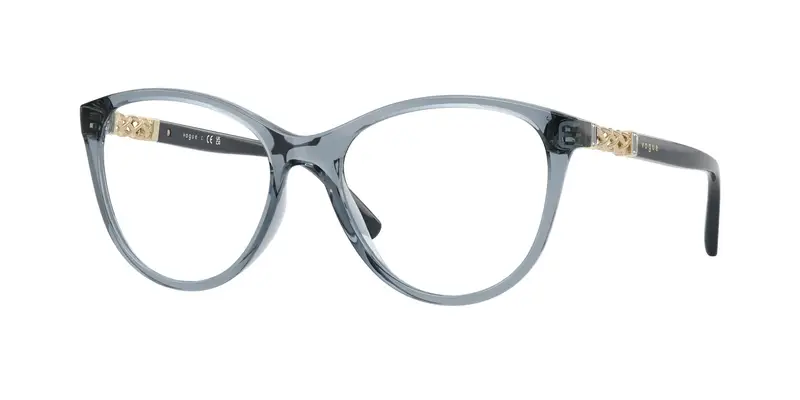 VOGUE EYEWEAR Donna VO5631B  2966 Montature da vista Nylon Blu Trasparente Pantos Normale
