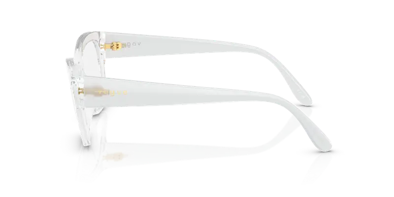 VOGUE EYEWEAR Donna VO5635U 3226 Montature da vista Nylon Bianco Trasparente Pillow Normale miniatura 3