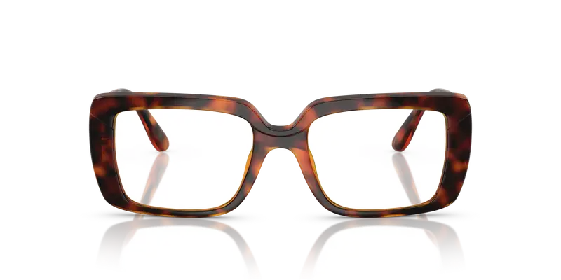 VOGUE EYEWEAR Donna VO5636U W656 Montature da vista Nylon Marrone Trasparente Squadrata Normale miniatura 2