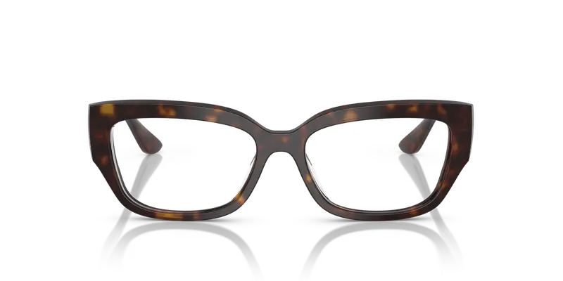 VOGUE EYEWEAR Donna VO5639U W656 Montature da vista Acetato Marrone Trasparente Pillow Normale miniatura 2