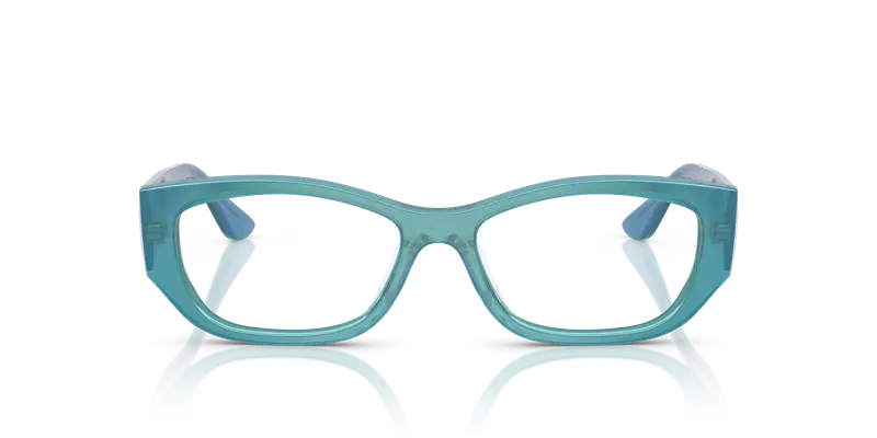 VOGUE EYEWEAR Donna VO5640U 3235 Montature da vista Acetato Verde Trasparente Pillow Normale miniatura 2