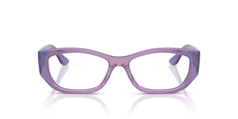 VOGUE EYEWEAR Donna VO5640U 3236 Montature da vista Acetato Viola Trasparente Pillow Normale miniatura 2