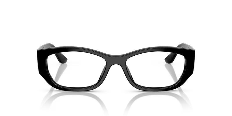 VOGUE EYEWEAR Donna VO5640U W44 Montature da vista Acetato Nero Trasparente Pillow Normale miniatura 2