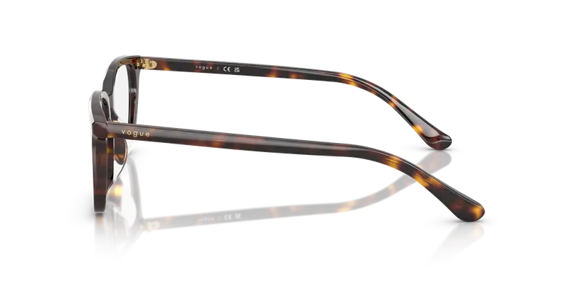 VOGUE EYEWEAR Donna VO5643D W656 Montature da vista Acetato Marrone Trasparente Pillow Normale miniatura 3