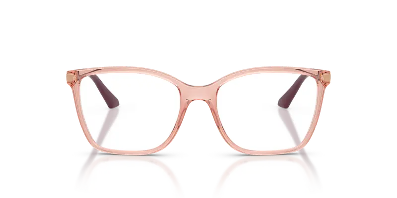 VOGUE EYEWEAR Donna VO5654 2864 Montature da vista Nylon Rosa Trasparente Squadrata Normale miniatura 2