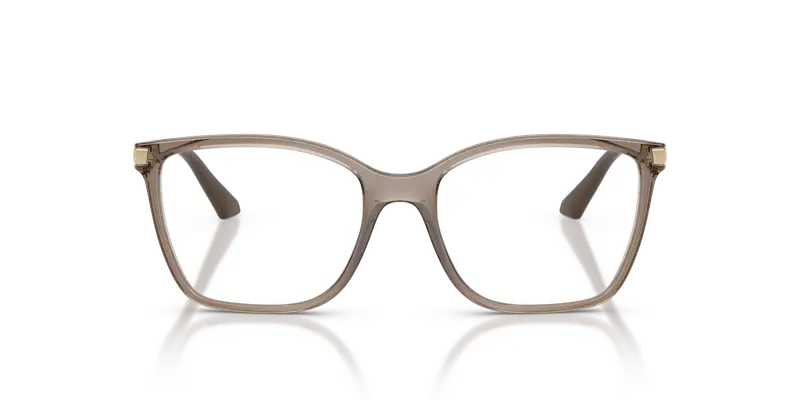 VOGUE EYEWEAR Donna VO5654 3156 Montature da vista Nylon Marrone Trasparente Squadrata Normale miniatura 2