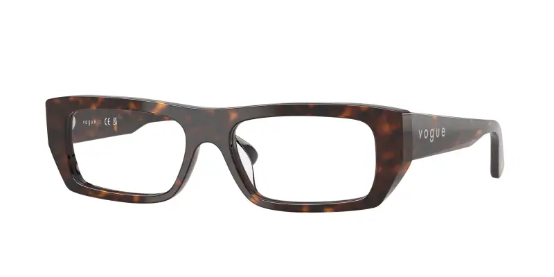 Donna VO5660U W656 Montature da vista Acetato Marrone Trasparente Squadrata Normale