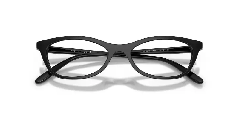 Donna VO5668 W44 Montature da vista Nylon Nero Trasparente Cat Eye Normale miniatura 2