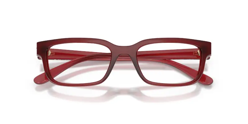 Donna VO5671 3255 Montature da vista Nylon Rosso Trasparente Squadrata Normale miniatura 2