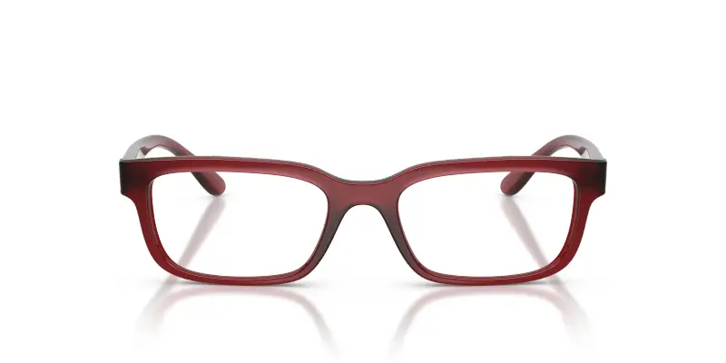 Donna VO5671 3255 Montature da vista Nylon Rosso Trasparente Squadrata Normale miniatura 3