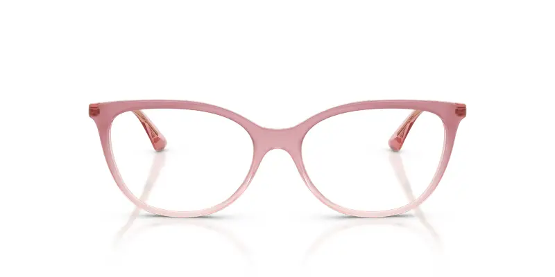 Donna VO5673 3258 Montature da vista Nylon Rosa Trasparente Rotonda Normale miniatura 3