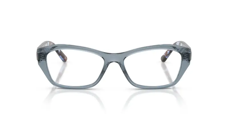 Donna VO5676 2966 Montature da vista Nylon Blu Trasparente Geometrica Normale miniatura 3