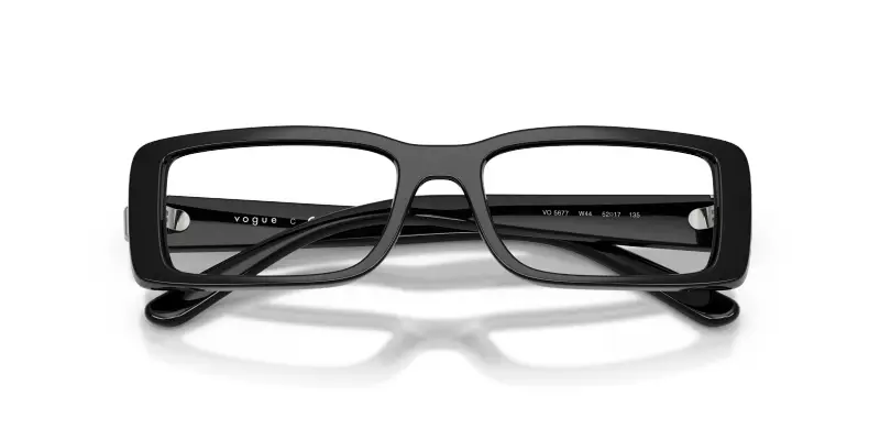 Donna VO5677 W44 Montature da vista Nylon Nero Trasparente Squadrata Normale miniatura 2