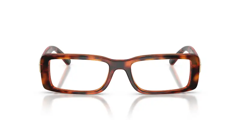 Donna VO5677 W656 Montature da vista Nylon Marrone Trasparente Squadrata Normale miniatura 3