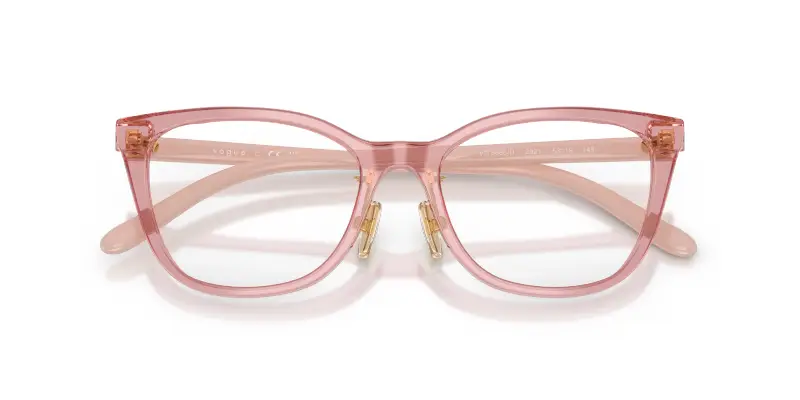 Donna VO5685D 2921 Montature da vista Acetato Rosa Trasparente Cat Eye Normale miniatura 2
