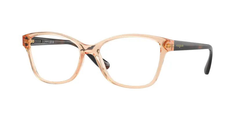 Donna VOGUE EYEWEAR VO2998 3300 Montature da vista Iniettato Marrone Trasparente Cat Eye Normale