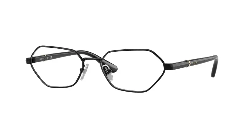 Donna VOGUE EYEWEAR VO4350 352 Montature da vista Metallo Nero Trasparente Farfalla Normale