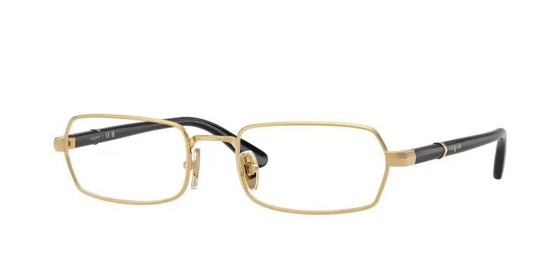 Donna VOGUE EYEWEAR VO4351 280 Montature da vista Metallo Oro Trasparente Geometrica Normale
