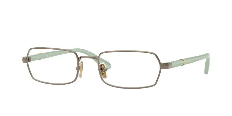 Donna VOGUE EYEWEAR VO4351 5138 Montature da vista Metallo Marrone Trasparente Geometrica Normale