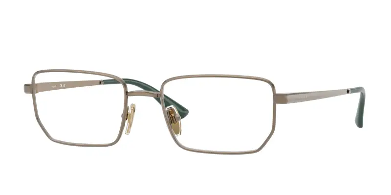 Donna VOGUE EYEWEAR VO4354 5138 Montature da vista Metallo Marrone Trasparente Geometrica Normale