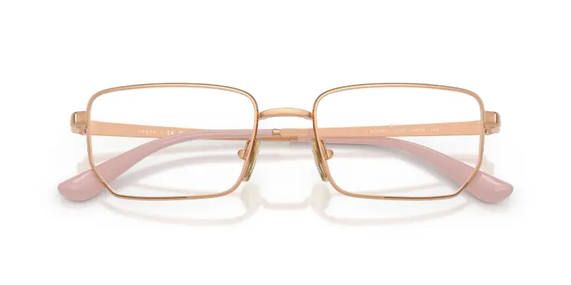 Donna VOGUE EYEWEAR VO4354 5152 Montature da vista Metallo Oro Trasparente Geometrica Normale miniatura 2