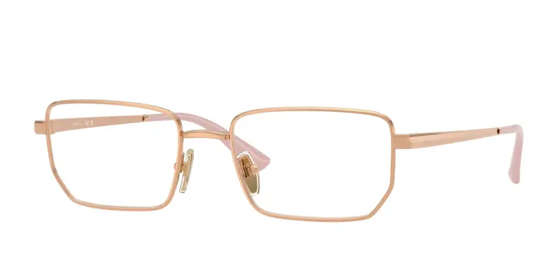 Donna VOGUE EYEWEAR VO4354 5152 Montature da vista Metallo Oro Trasparente Geometrica Normale